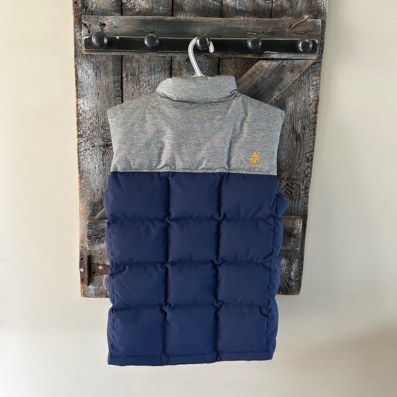 Men's Woods Full Zipper & Snaps Puffer Vest w/Front Pocket & Side Pockets - Picture 3 of 6